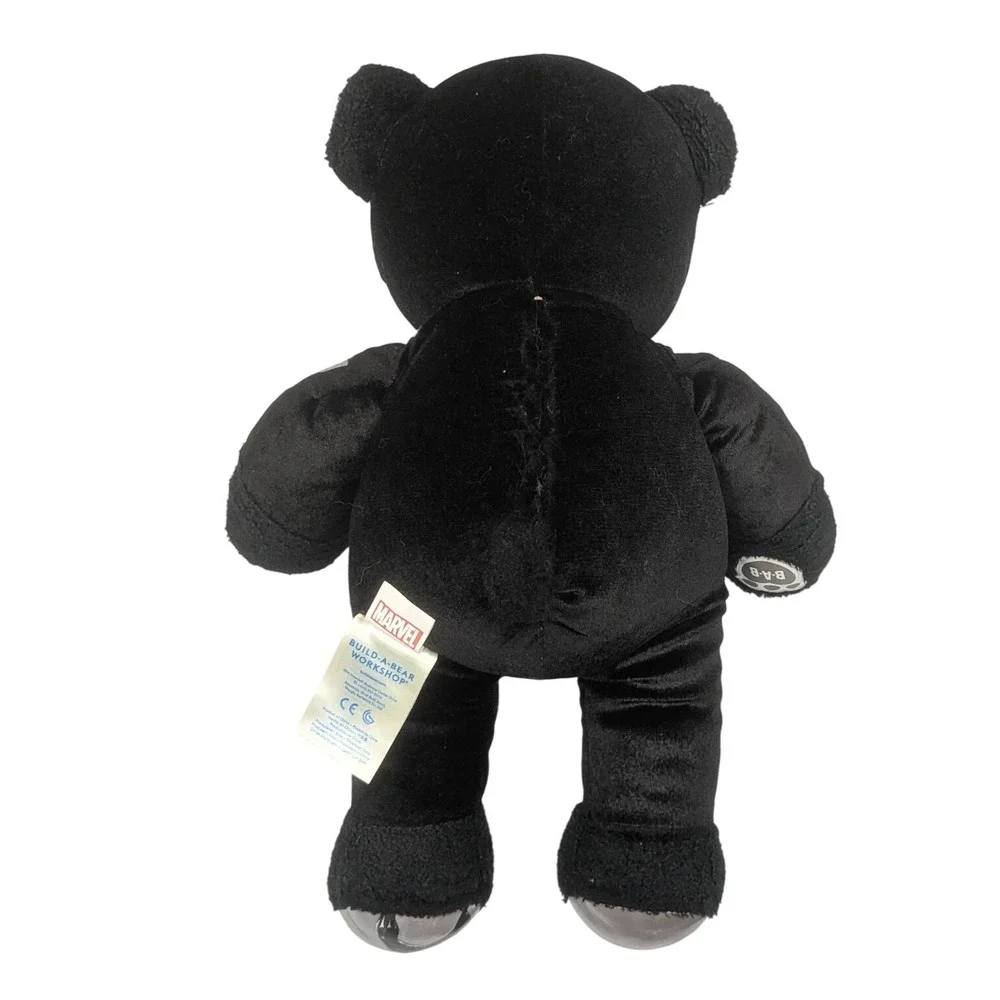 Build a Bear Marvel Black Panther Teddy Bear Plush Stuffed Animal‎ Toy - Picture 3 of 7
